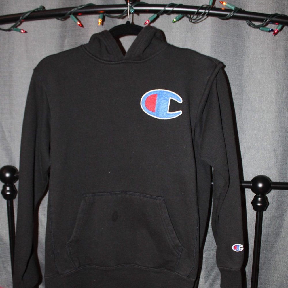 Black Boy's Champion Hoodie